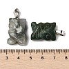 Natural Indian Agate Pendants G-B127-09P-07-3