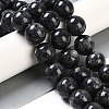 Natural Larvikite Beads Strands G-G118-B02-01-2