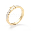 Brass Enamel Finger Rings RJEW-J074-04G-A-2