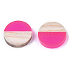 Resin & Wood Cabochons RESI-R425-05I-2