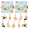 Dog Pendant Stitch Markers HJEW-AB00324-1