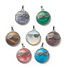 Mixed Gemstone Pendants G-H251-A-3