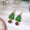 Natural Tiger Eye Dangle Earrings EJEW-MZ00276-03-2