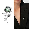 Abalone Shell Sunflower Brooch PW-WGB2ED0-01-2