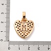 Brass Micro Pave Cubic Zirconia Pendants KK-C076-29V-G02-3