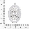 304 Stainless Steel Pendant Cabochon Settings STAS-L313-07P-3