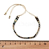 Vintage Ethnic Style Adjustable Glass Tila Beaded Handmade Slider Bracelets for Women ZN9527-1-3