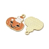 Halloween Alloy Enamel Pendants STAS-I354-01G-B01-2