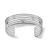 304 Stainless Steel Cuff Bangles BJEW-Z078-23P-3