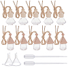 Polygon Empty Fragrance Oil Aromatic Perfume Oil Glass Pendant Decorations HJEW-PH0001-06-1