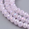 Electroplate Glass Beads Strands LS-EGLA-A034-P1mm-B12-3