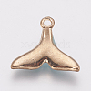 Zinc Alloy Enamel Pendants PALLOY-I124-06G-A-2