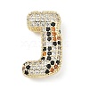 Brass Micro Pave Cubic Zirconia Pendants KK-Z108-02G-J-1