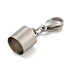 Tarnish Resistant 304 Stainless Steel Cord Ends STAS-K273-07F-P-2