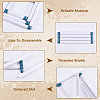 3 Stes 3 Styles Plastic Cross Stitch Embroidery Hoops DIY-CP0012-44A-5