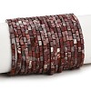 Natural Red Rainbow Jasper Beads Strands GG-CBA2498-B01-01-2