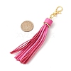 Imitation Leather Tassel Pendant Decorations HJEW-JM02885-3