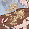 3D Flower Polyester Embroidery Sew on Appliques PATC-WH0012-33C-4