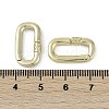 Brass Spring Gate Rings KK-Z078-01G-3