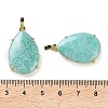 Natural Amazonite Pendants G-U002-01G-B-3