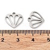 316 Surgical Stainless Steel Charms STAS-Q314-11P-3