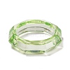 Transparent Acrylic Finger Rings RJEW-T010-09B-1