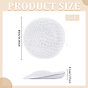 Linen Mini Hat Fascinator Base AJEW-WH0561-32B-2