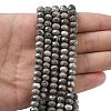 Natural Map Stone/Picasso Stone/Picasso Jasper Bead Strands G-D344-A18-2