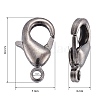 Brass Lobster Claw Clasps X-KK-902-B-4