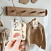 Wood Baby Closet Size Dividers AJEW-WH0353-017-5