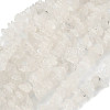 Natural Rainbow Moonstone Chip Beads Strands G-C195-01-2