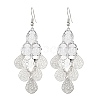 Brass Dangle Earrings EJEW-B157-02E-P-4