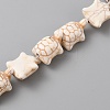 Dyed Synthetic Turquoise Beads Strands G-WH0030-12B-1