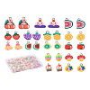 Craftdady 150Pcs 15 Style Handmade Polymer Clay Charms CLAY-CD0001-09-13