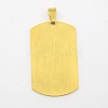 201 Stainless Steel Stamping Blank Tag Pendants STAS-O044-G122-1