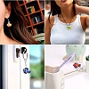 8Pcs 8 Colors Handmade Lampwork Pendants LAMP-YW0004-33-6