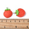 12Pcs 12 Styles Opaque Resin Pendants RESI-V001-04-3