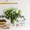 Heart-shaped with Word Acrylic Ornaments DJEW-WH0241-011-6