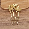 Alloy Hair Comb Findings PW-WGDE38F-02-1