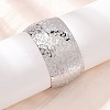 Hammered Brass Cuff Bangles for Women BJEW-A163-04A-P-1