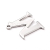 Tarnish Resistant 304 Stainless Steel Charms STAS-H112-M-P-3