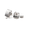 Non-Tarnish 304 Stainless Steel Stud Earring Findings STAS-K254-01P-2