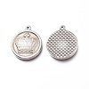 Non-Tarnish 201 Stainless Steel Pendants STAS-Z019-12P-2