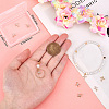 10Pcs Brass Clear Cubic Zirconia Tiny Cross Charms KK-BBC0015-92-3