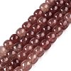 Natural Strawberry Quartz Beads Strands G-T138-146-4