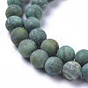 Natural China Silver Leaf Jasper Beads Strands G-F668-18-8mm-3