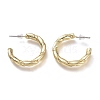 Brass Stud Earrings EJEW-P264-A09-G-2