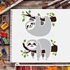 Large Plastic Reusable Drawing Painting Stencils Templates DIY-WH0202-219-6