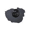 Black Alloy Brooches JEWB-G035-06D-2