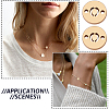 Real 14K Gold Plated Brass Connector Charms KK-TAC0017-04G-05-8